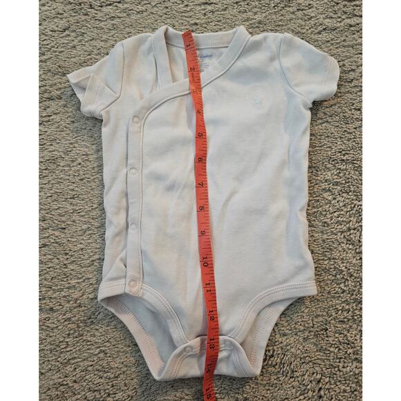 Ralph Lauren Baby Girl Bodysuit 6M Pale Pink Cotton Snap Closure One Piece - Picture 9 of 9